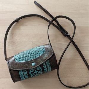 Patricia Nash Leather Barrel Purse